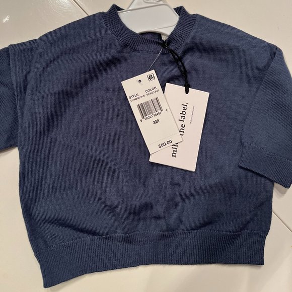 Infant Boys NWT Knit Sweater -‎ NWT Size 3M by miles the label - Picture 1 of 9